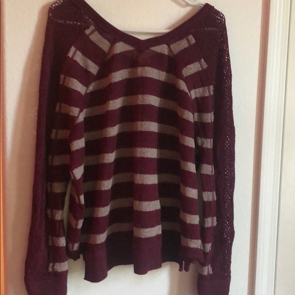 We The Free Fluffy Lou Striped Sweater - Picture 4 of 5